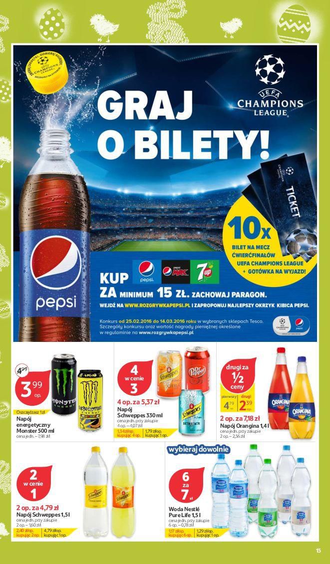 Gazetka promocyjna Tesco do 09/03/2016 str.15