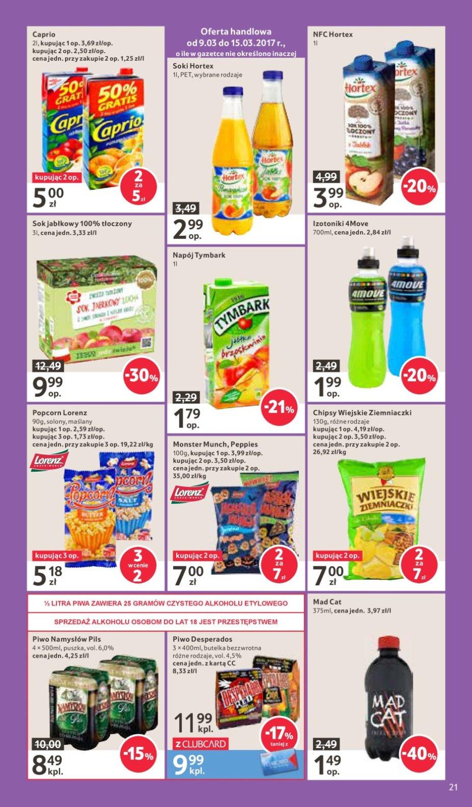 Gazetka promocyjna Tesco do 15/03/2017 str.21