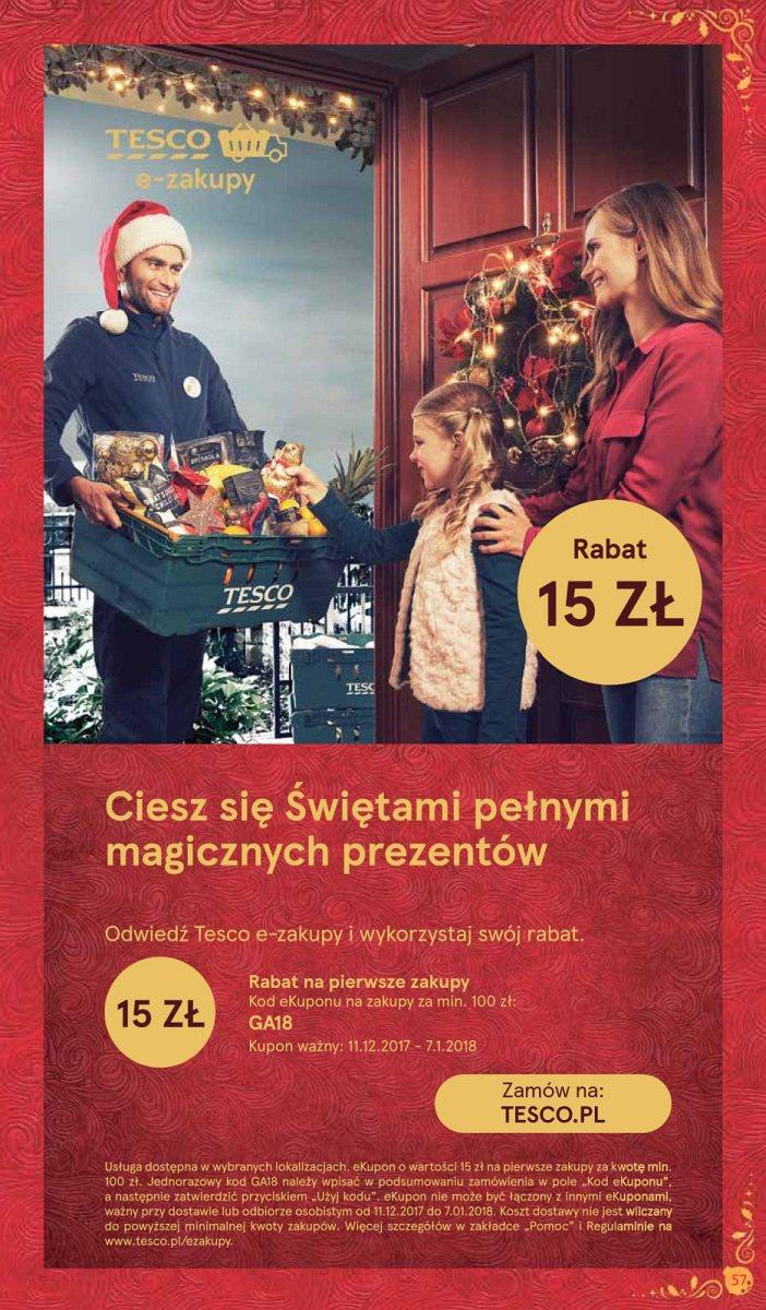 Gazetka promocyjna Tesco do 24/12/2017 str.57