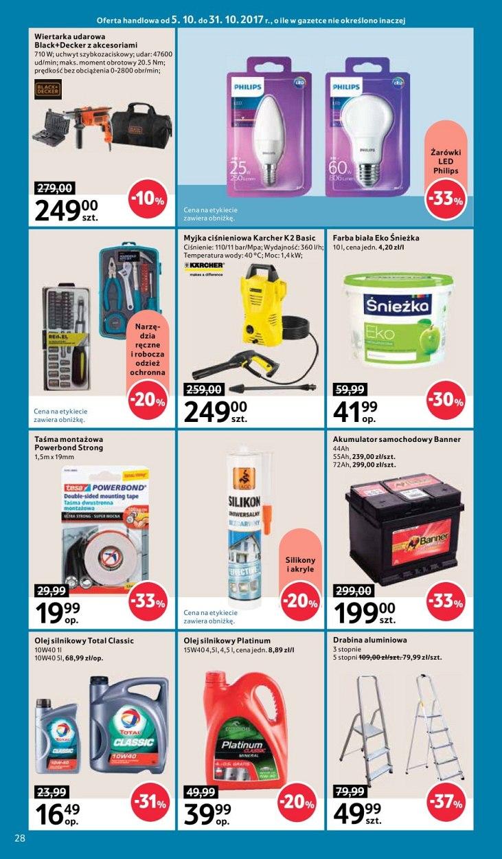 Gazetka promocyjna Tesco do 11/10/2017 str.28