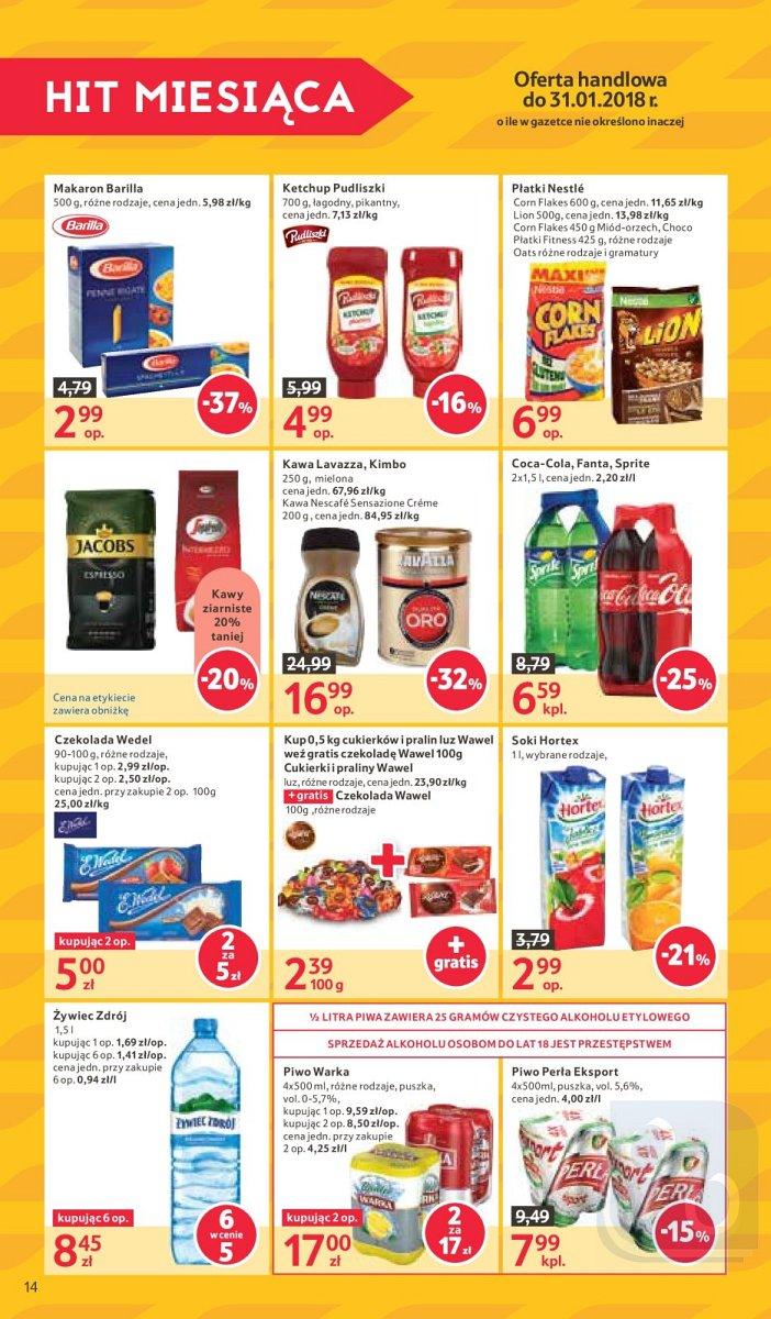 Gazetka promocyjna Tesco do 24/01/2018 str.14