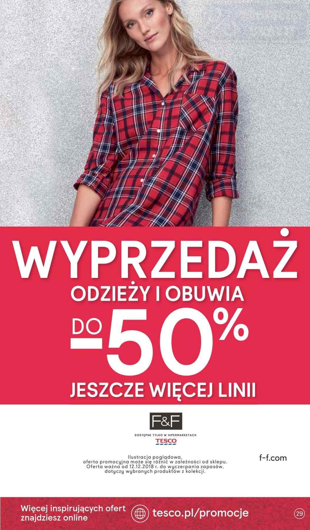 Gazetka promocyjna Tesco do 24/12/2018 str.29