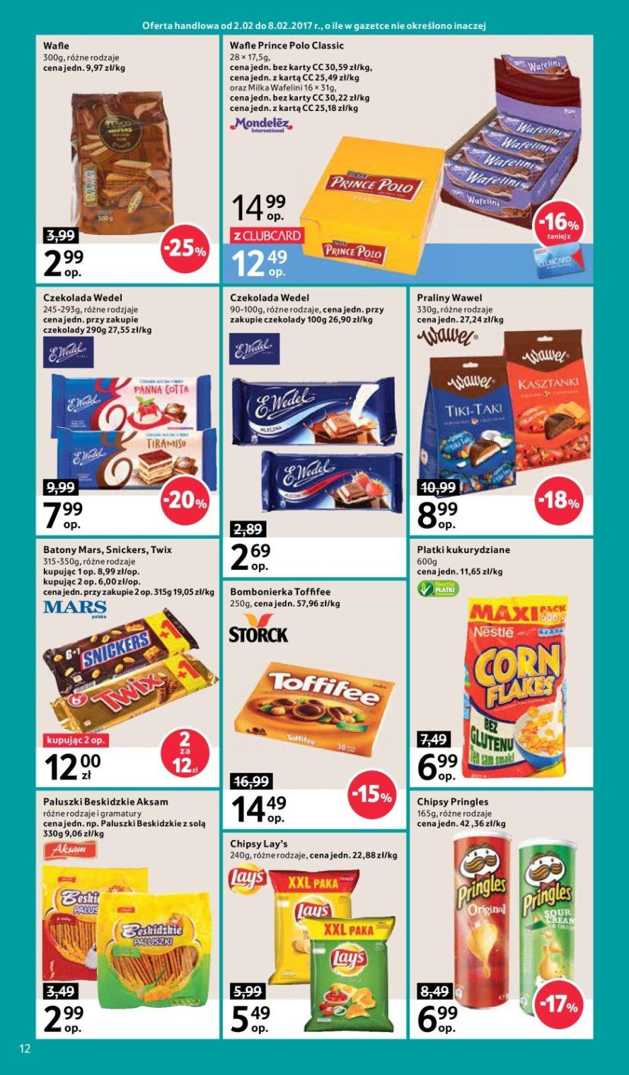 Gazetka promocyjna Tesco do 08/02/2017 str.12