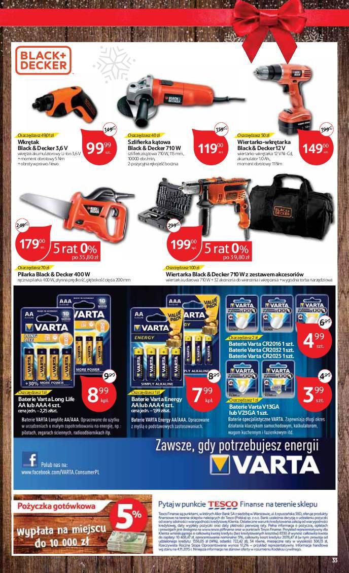 Gazetka promocyjna Tesco do 24/12/2015 str.35