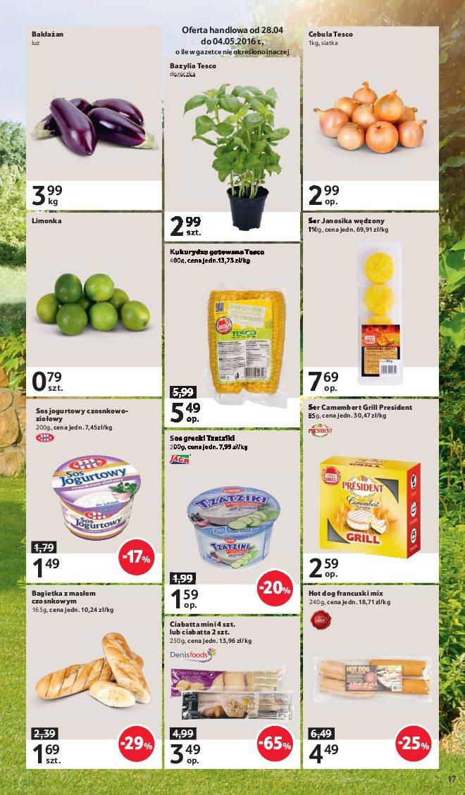 Gazetka promocyjna Tesco do 04/05/2016 str.17