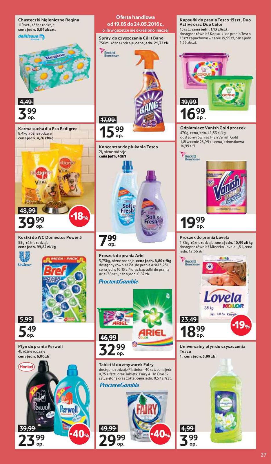 Gazetka promocyjna Tesco do 24/05/2016 str.27