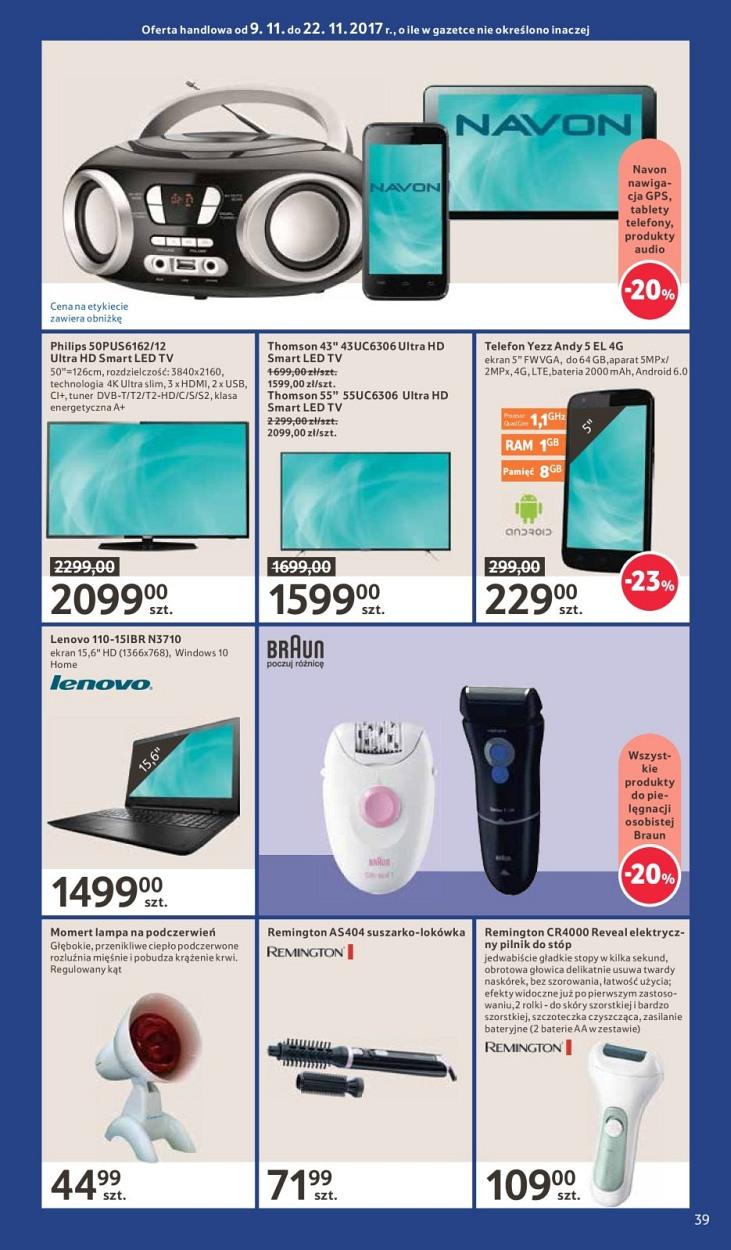 Gazetka promocyjna Tesco do 15/11/2017 str.39
