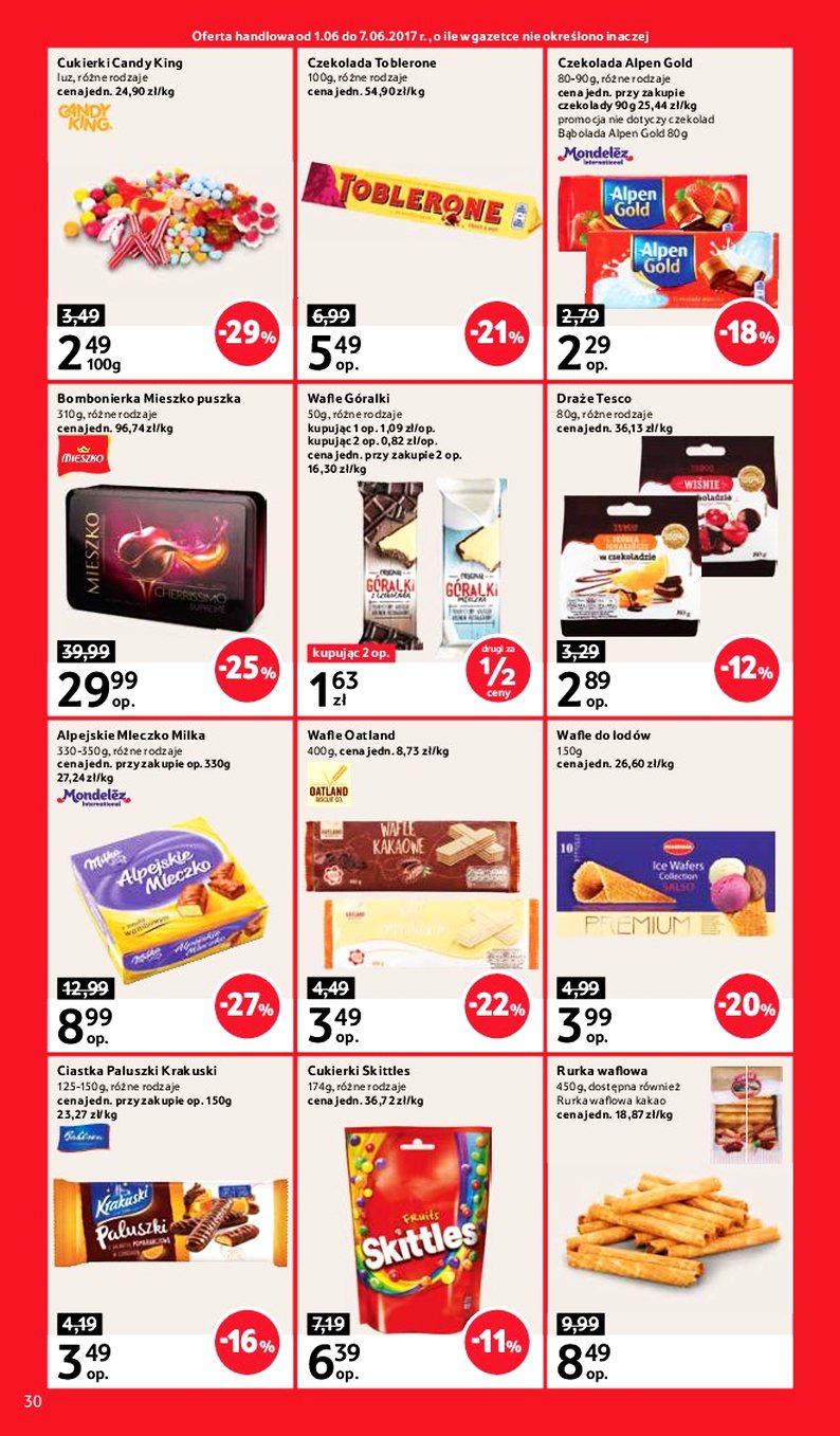 Gazetka promocyjna Tesco do 07/06/2017 str.30