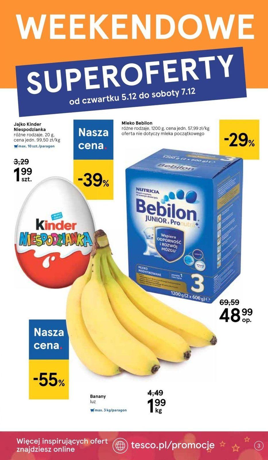 Gazetka promocyjna Tesco do 11/12/2019 str.3