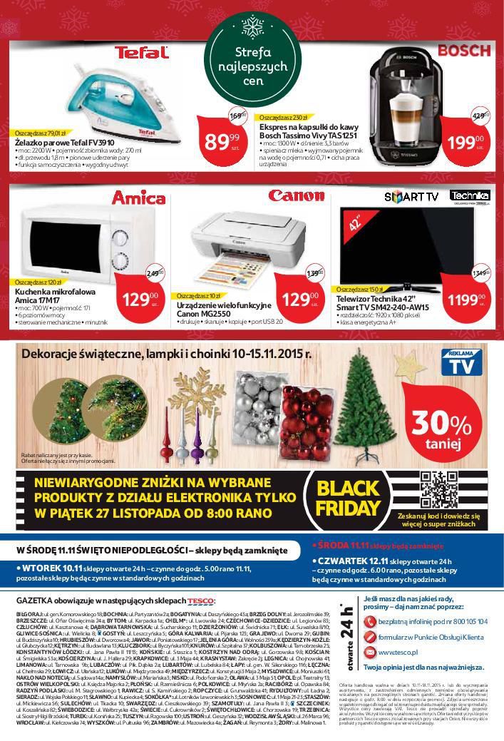 Gazetka promocyjna Tesco do 18/11/2015 str.16