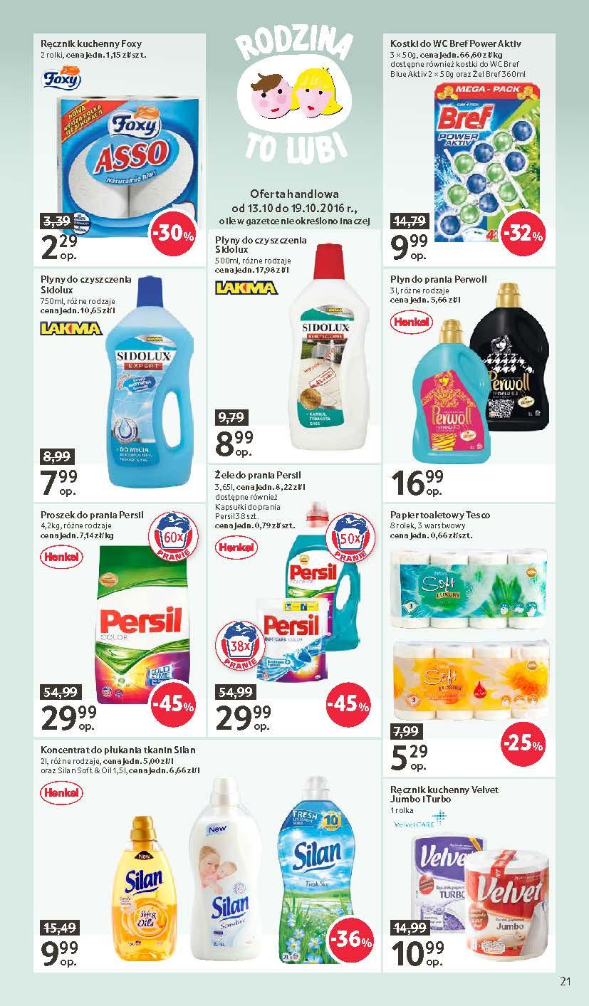 Gazetka promocyjna Tesco do 19/10/2016 str.21