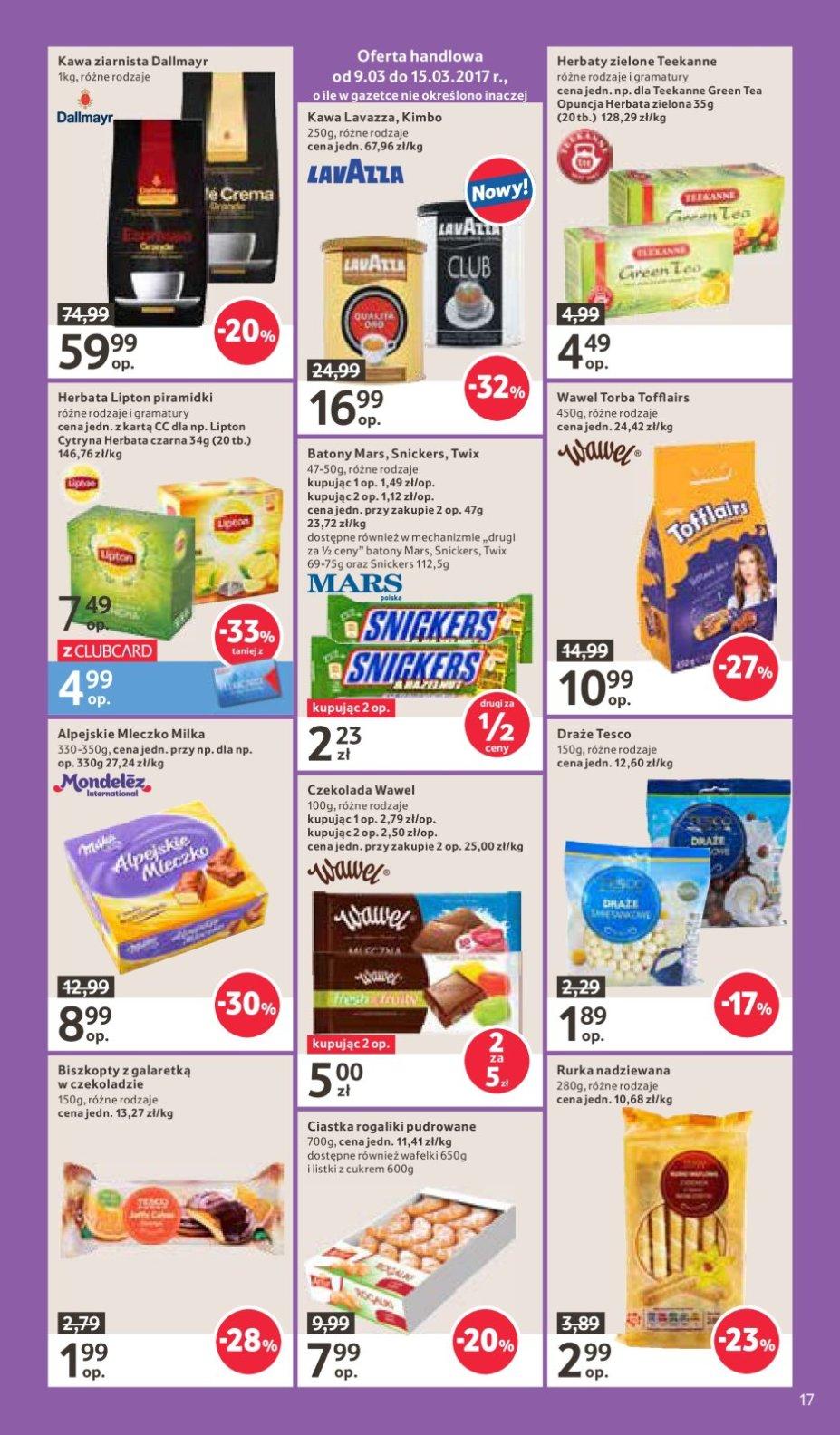 Gazetka promocyjna Tesco do 15/03/2017 str.17