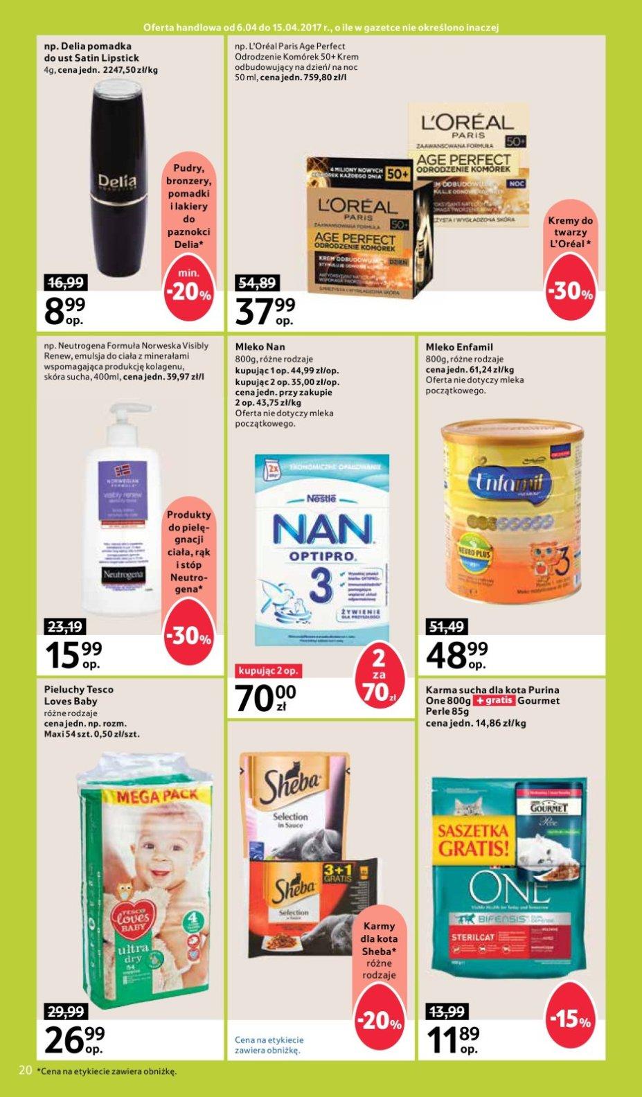 Gazetka promocyjna Tesco do 12/04/2017 str.20