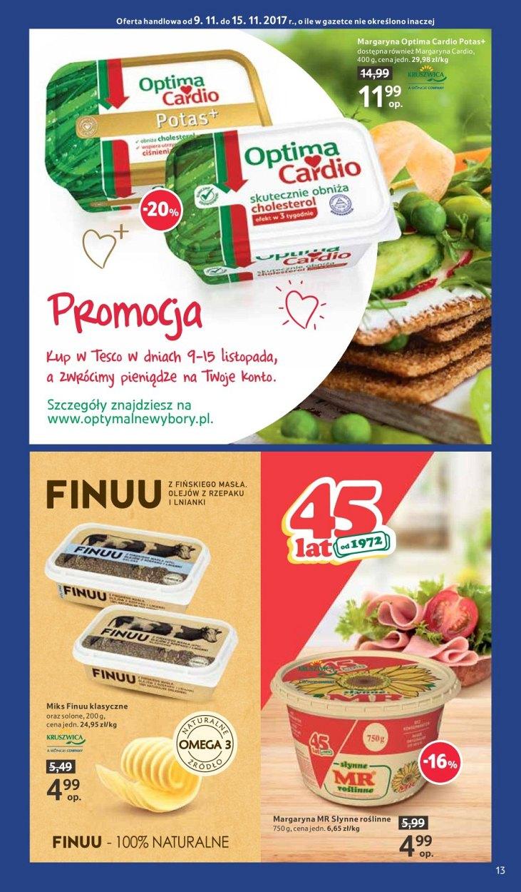 Gazetka promocyjna Tesco do 15/11/2017 str.13