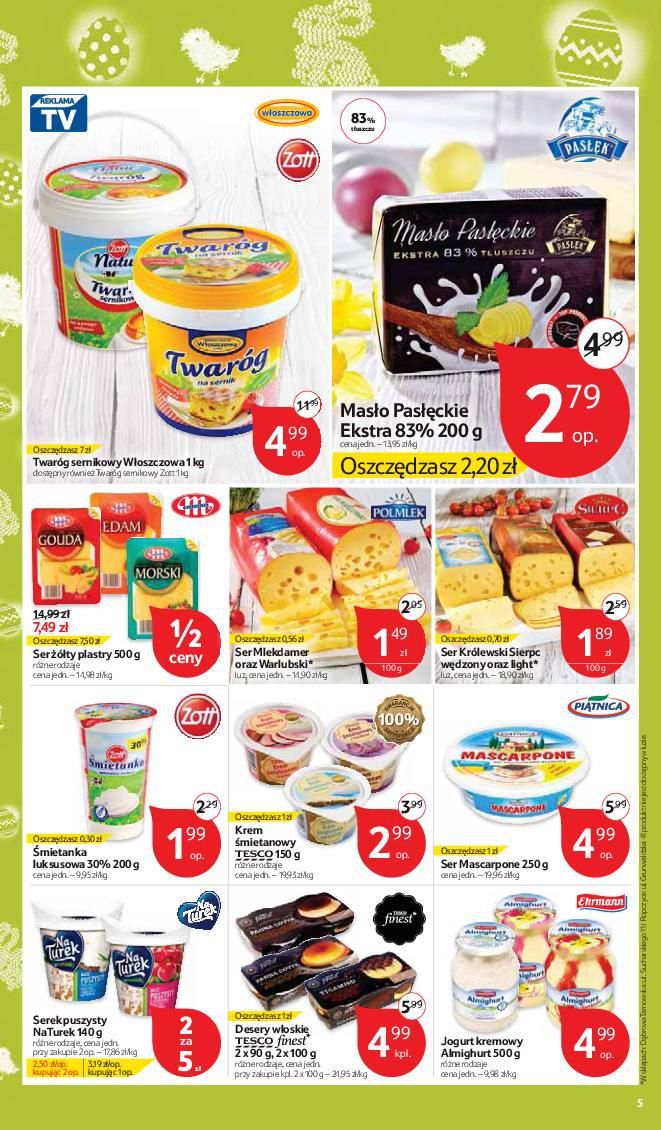 Gazetka promocyjna Tesco do 26/03/2016 str.5