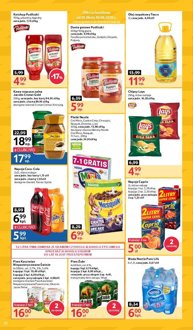 Gazetka promocyjna Tesco do 22/06/2016 str.30