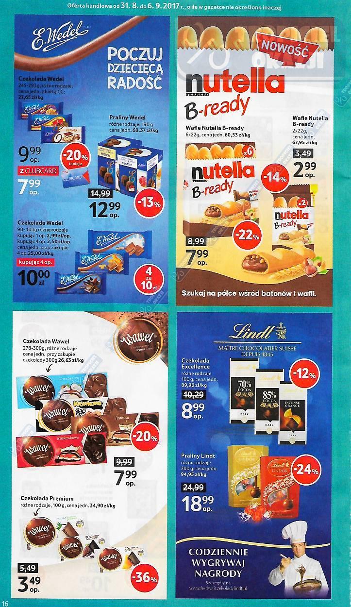 Gazetka promocyjna Tesco do 06/09/2017 str.16