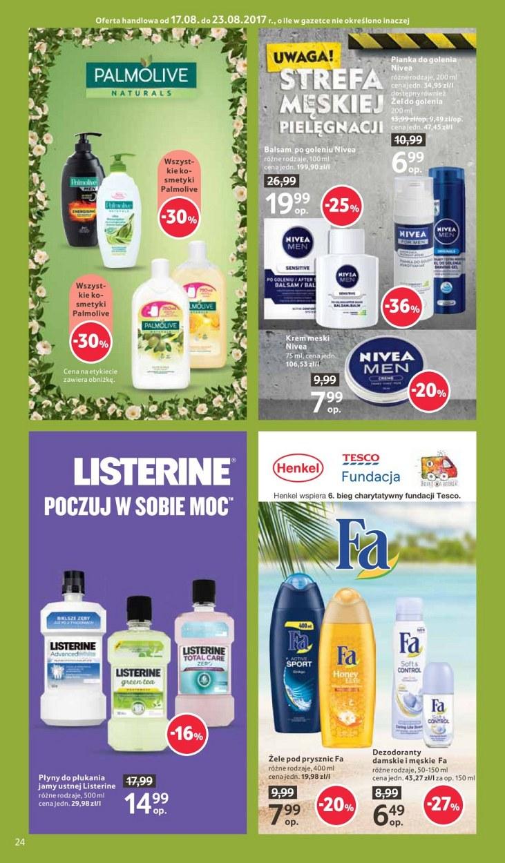 Gazetka promocyjna Tesco do 23/08/2017 str.24