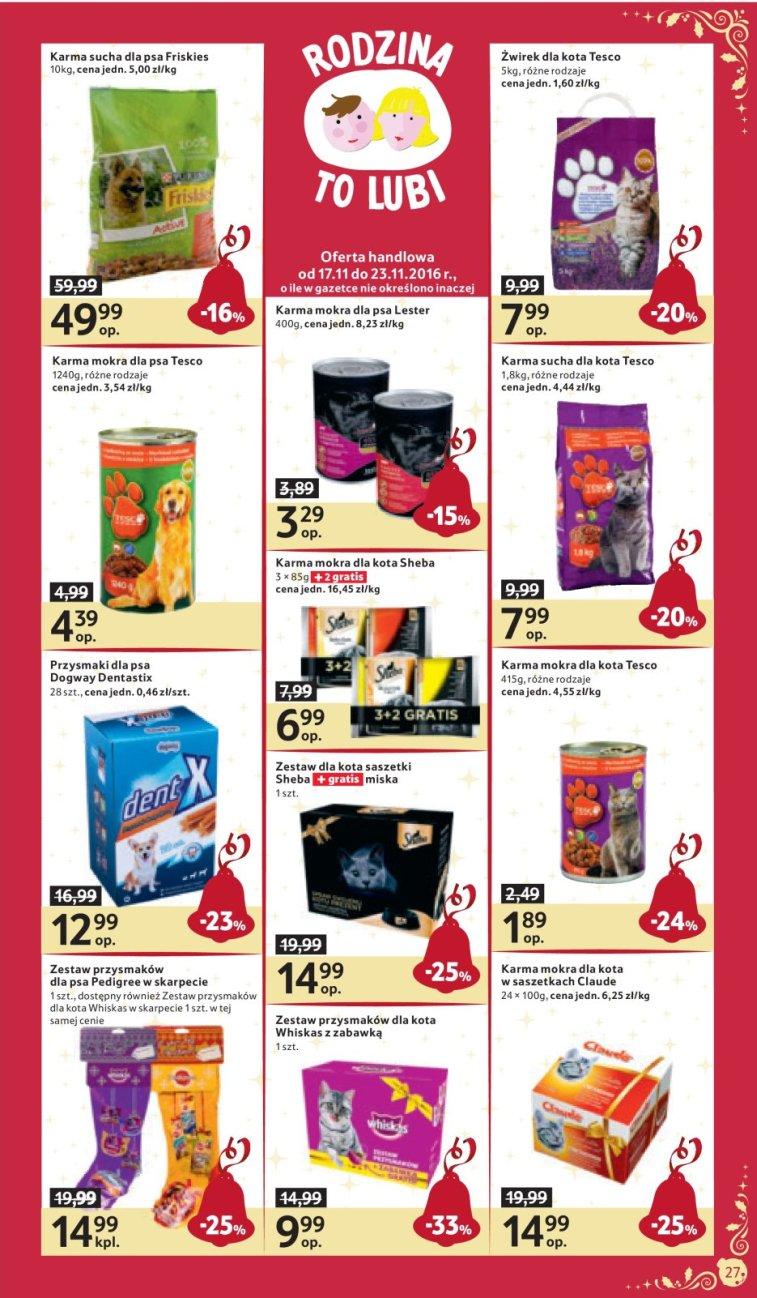 Gazetka promocyjna Tesco do 23/11/2016 str.27