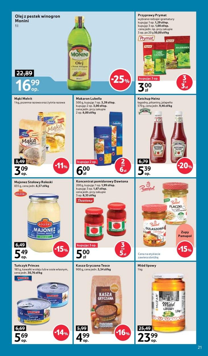 Gazetka promocyjna Tesco do 11/10/2017 str.21