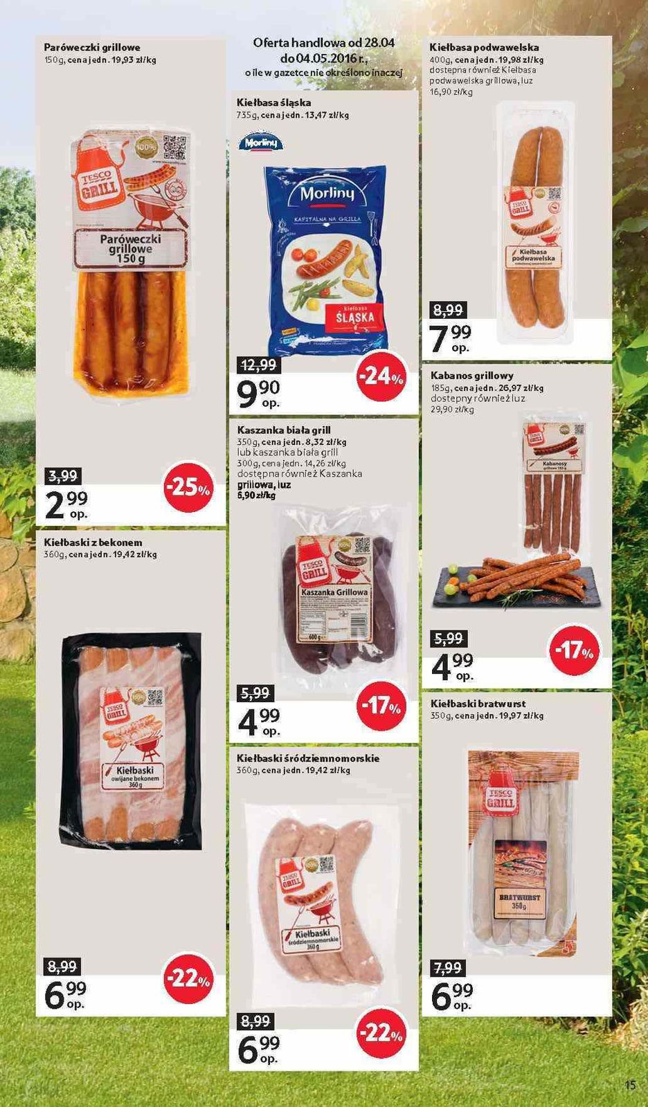 Gazetka promocyjna Tesco do 04/05/2016 str.15