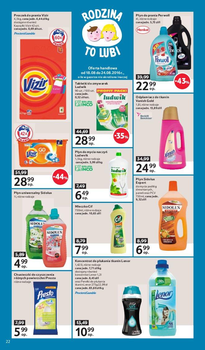 Gazetka promocyjna Tesco do 24/08/2016 str.22