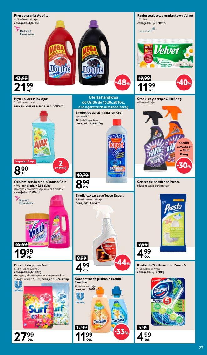 Gazetka promocyjna Tesco do 15/06/2016 str.27
