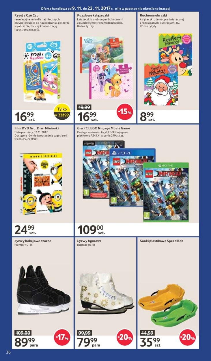 Gazetka promocyjna Tesco do 15/11/2017 str.36