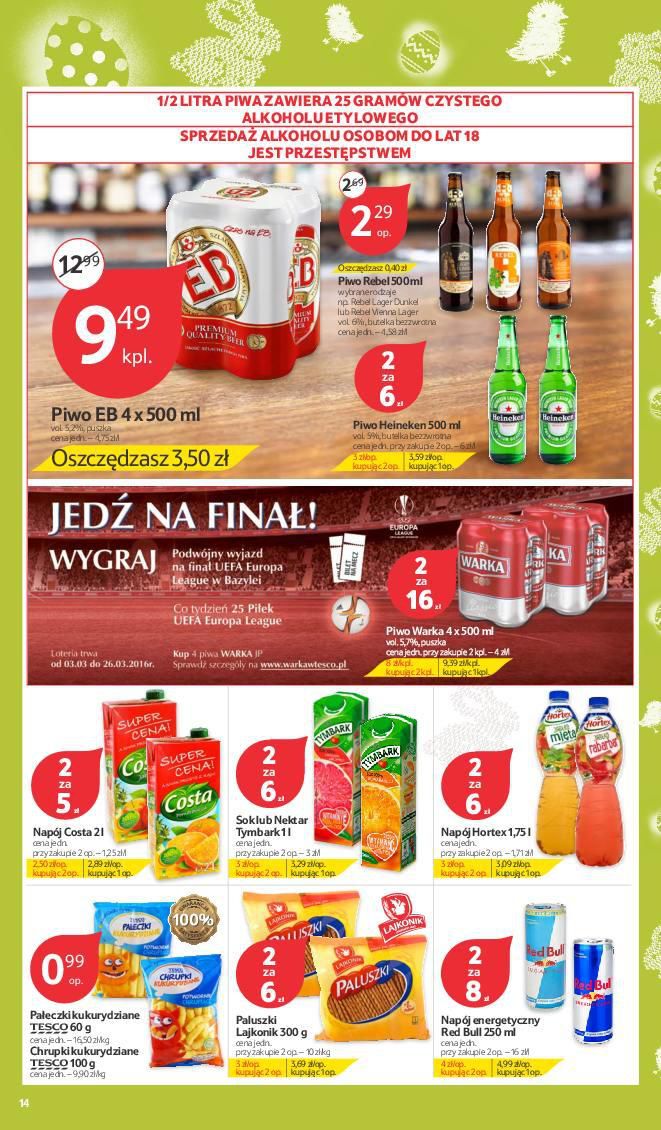 Gazetka promocyjna Tesco do 09/03/2016 str.14