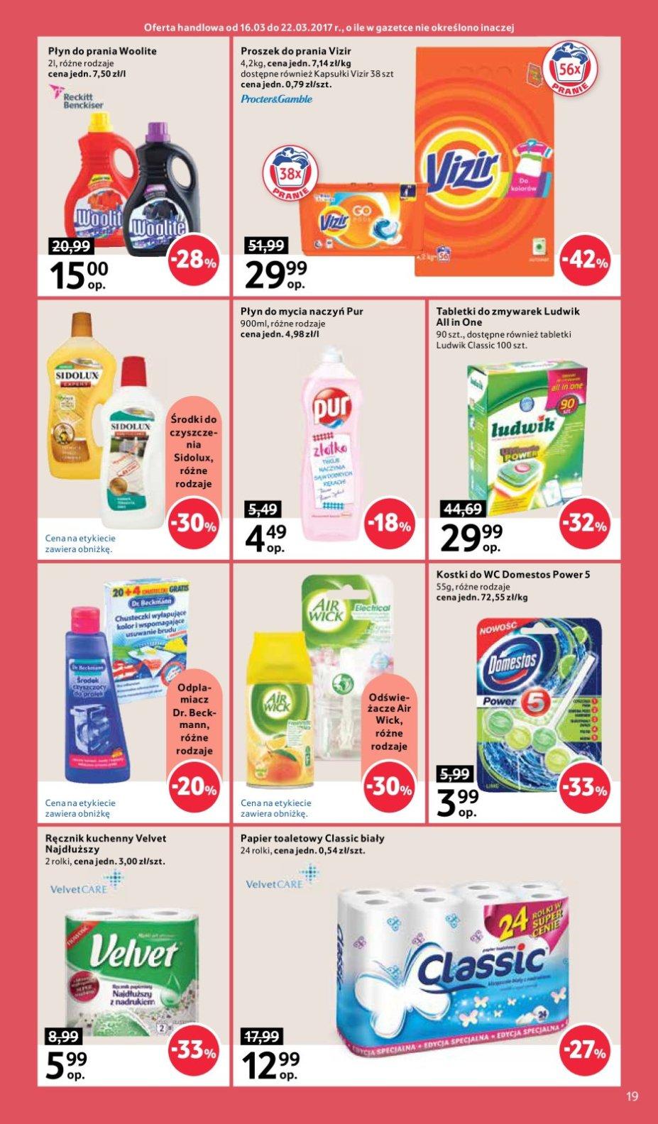 Gazetka promocyjna Tesco do 22/03/2017 str.19