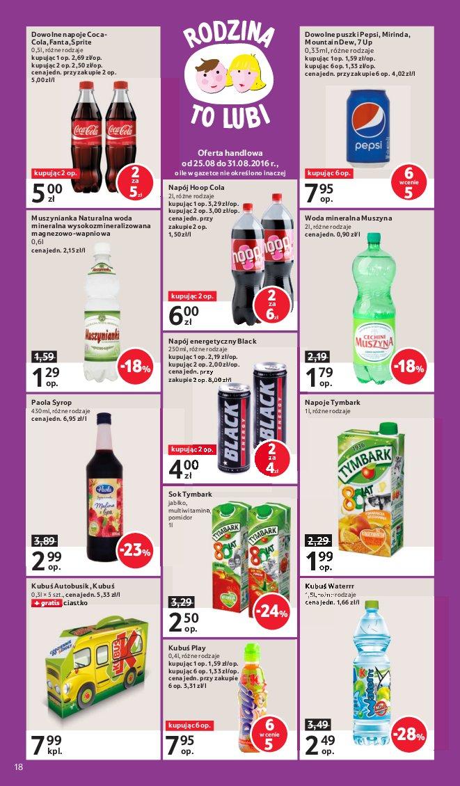 Gazetka promocyjna Tesco do 31/08/2016 str.18