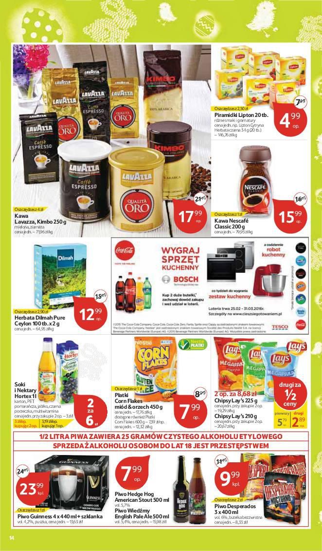 Gazetka promocyjna Tesco do 16/03/2016 str.14