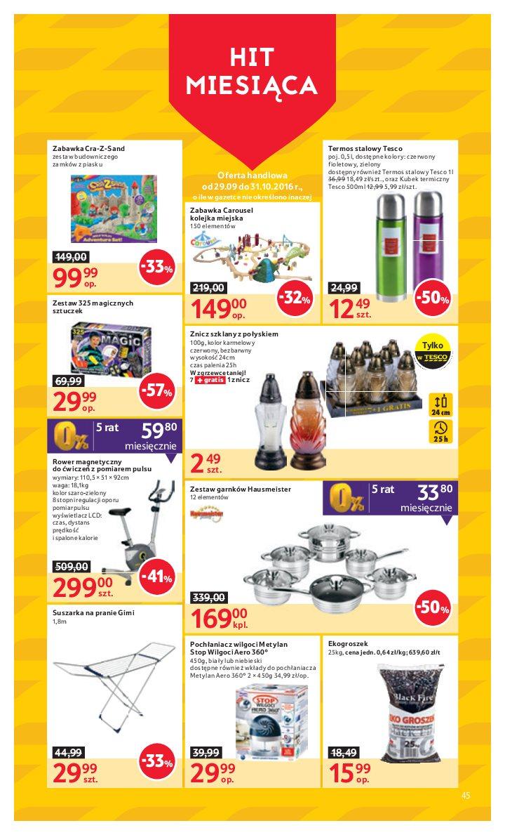 Gazetka promocyjna Tesco do 12/10/2016 str.45