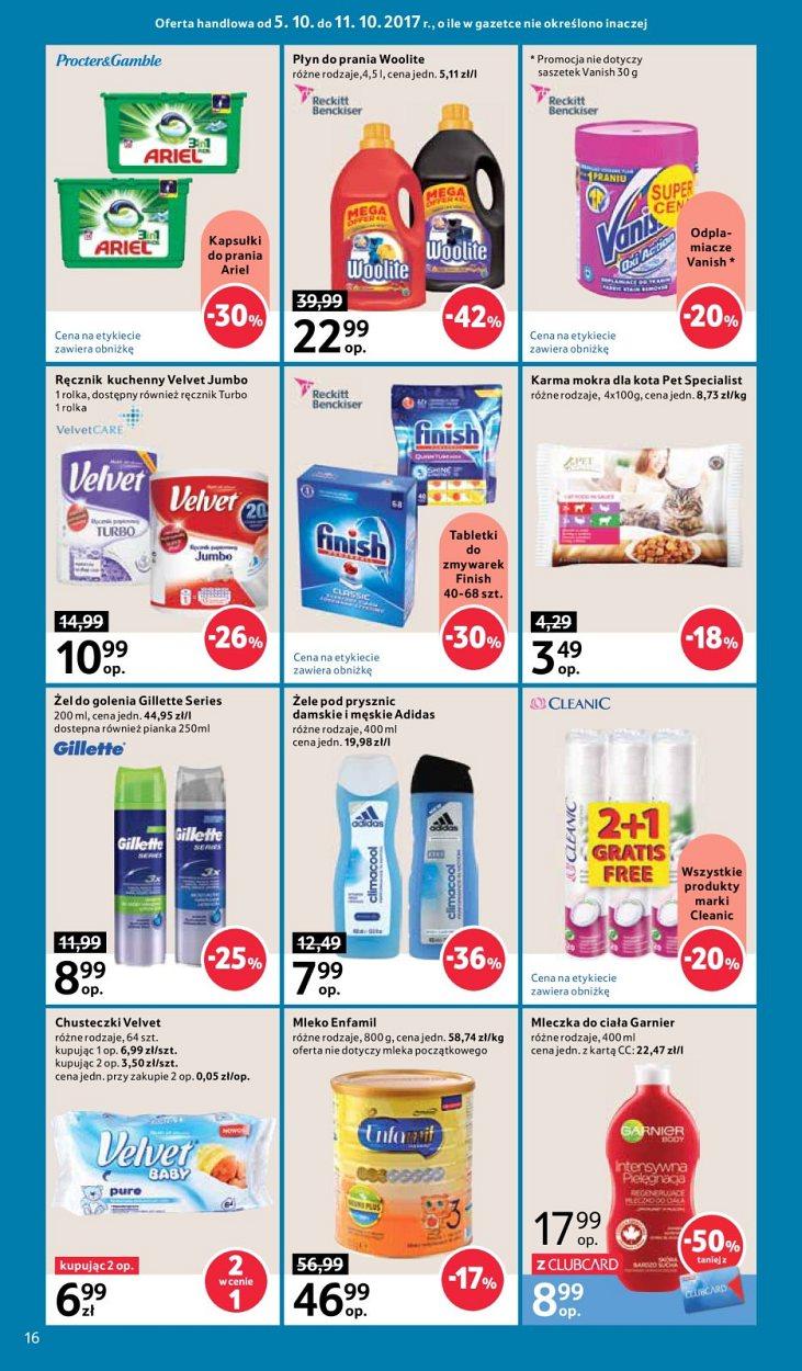 Gazetka promocyjna Tesco do 11/10/2017 str.16