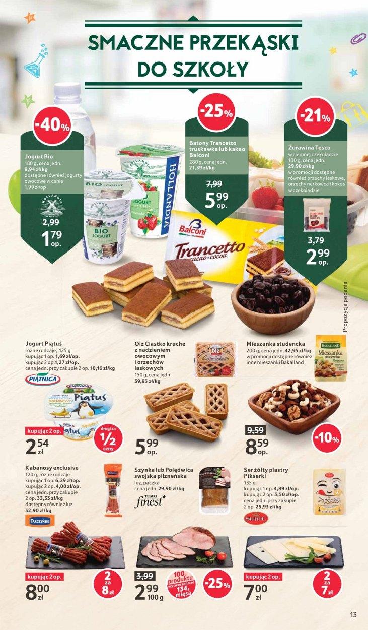 Gazetka promocyjna Tesco do 06/09/2017 str.13