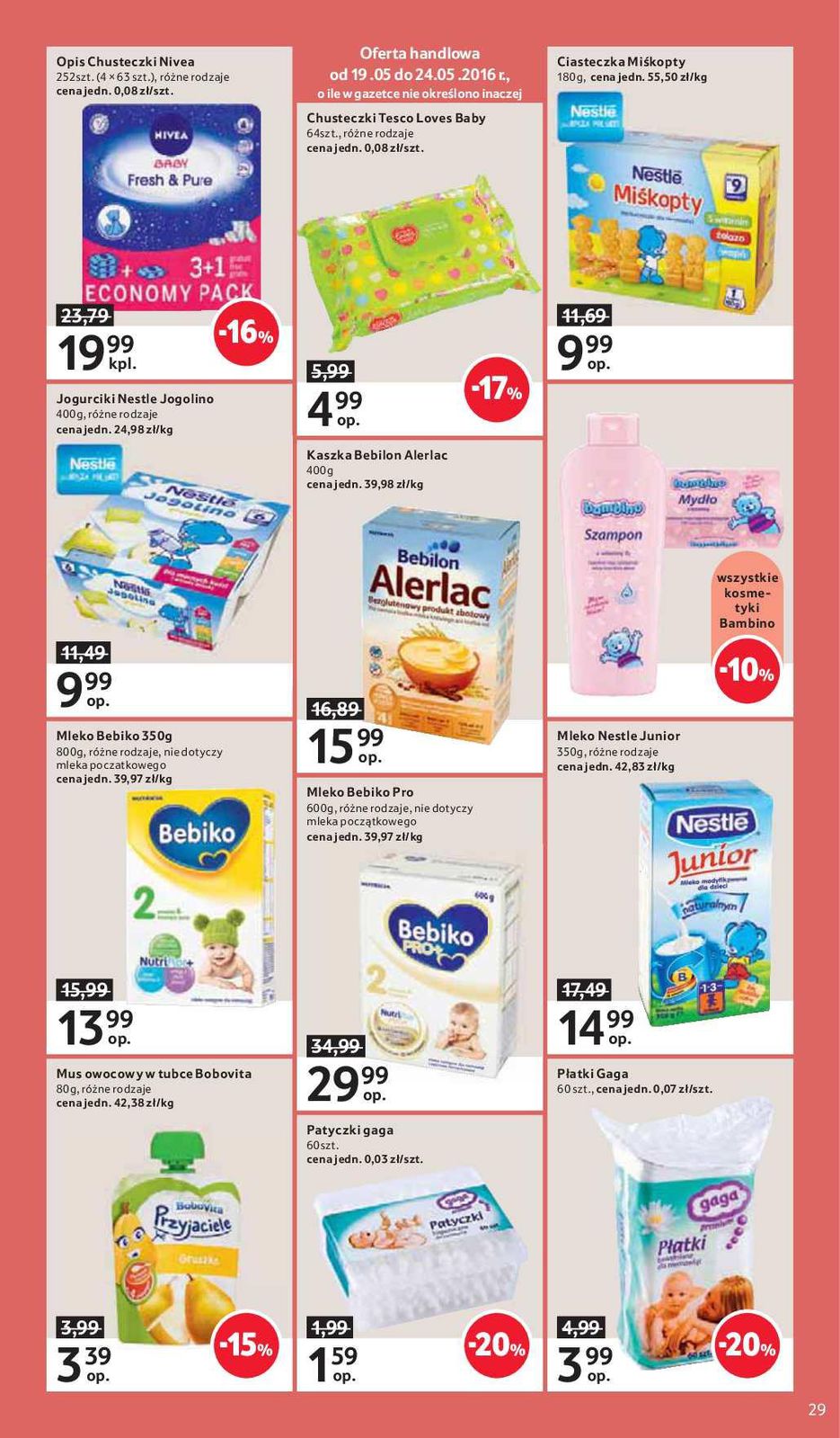 Gazetka promocyjna Tesco do 24/05/2016 str.29