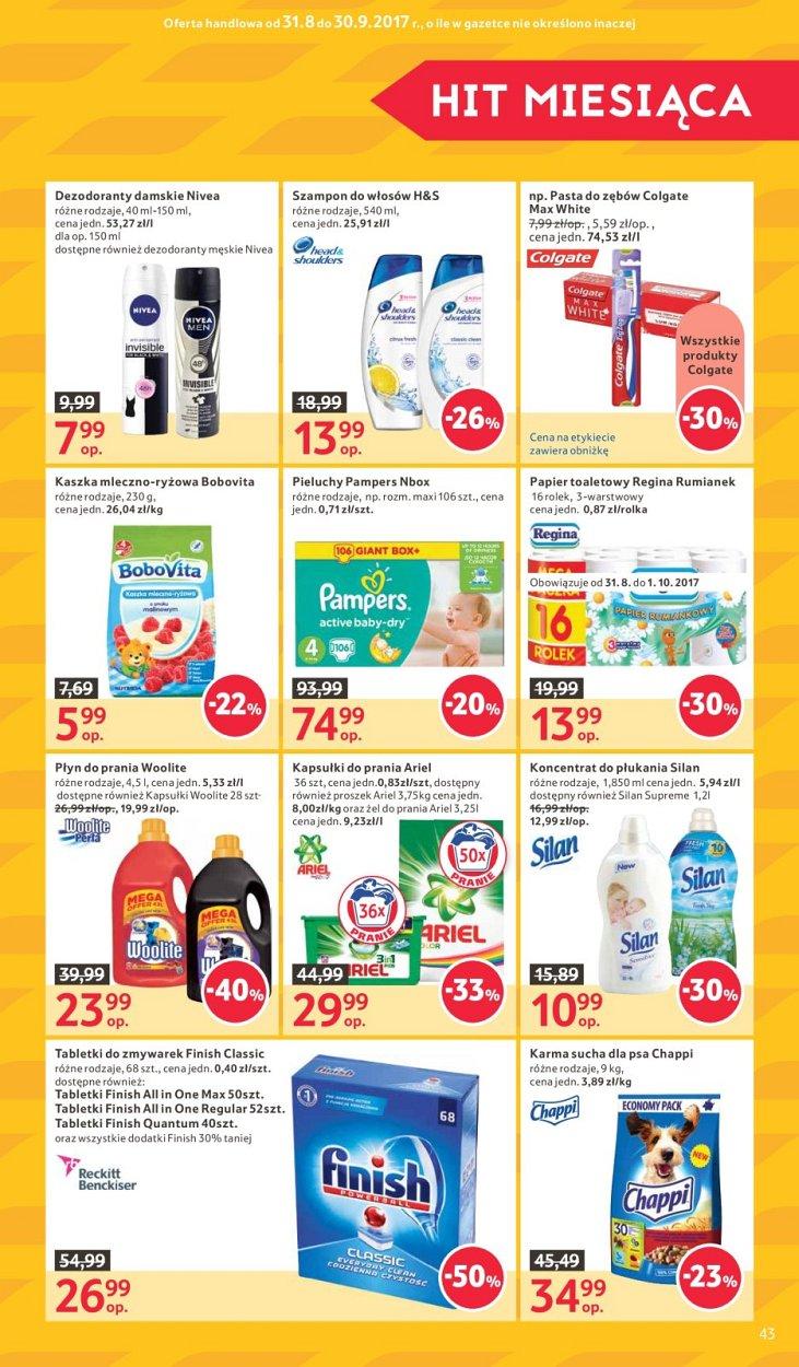 Gazetka promocyjna Tesco do 06/09/2017 str.43