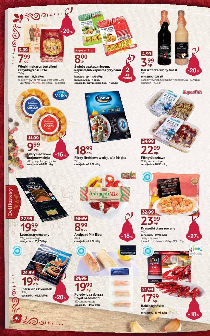 Gazetka promocyjna Tesco do 24/12/2016 str.40