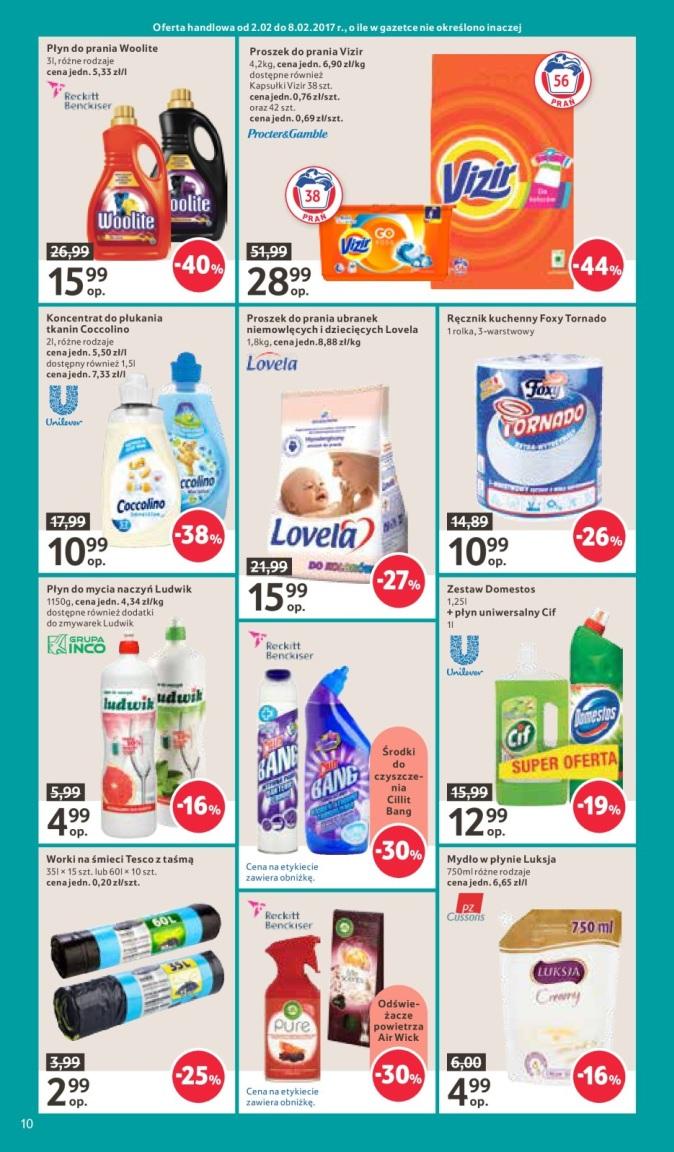 Gazetka promocyjna Tesco do 08/02/2017 str.10