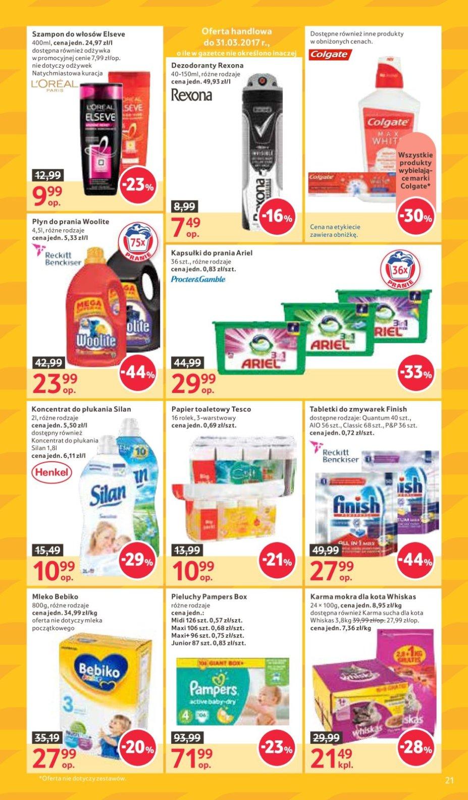 Gazetka promocyjna Tesco do 15/03/2017 str.21