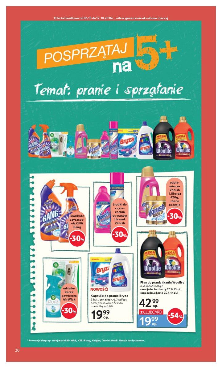 Gazetka promocyjna Tesco do 12/10/2016 str.20