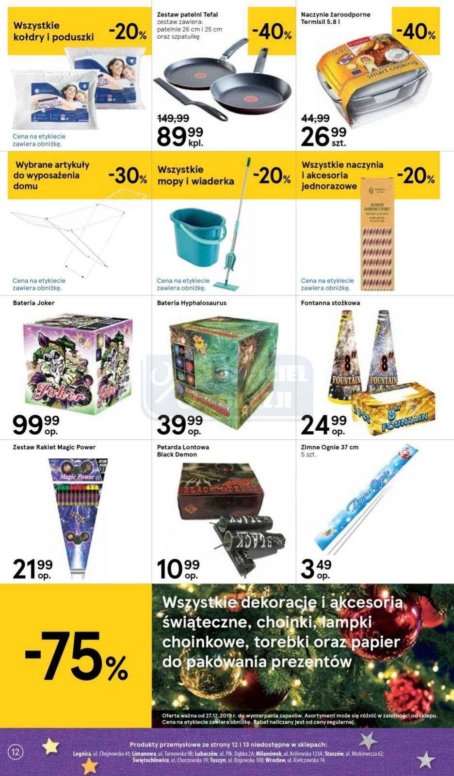 Gazetka promocyjna Tesco do 31/12/2019 str.12