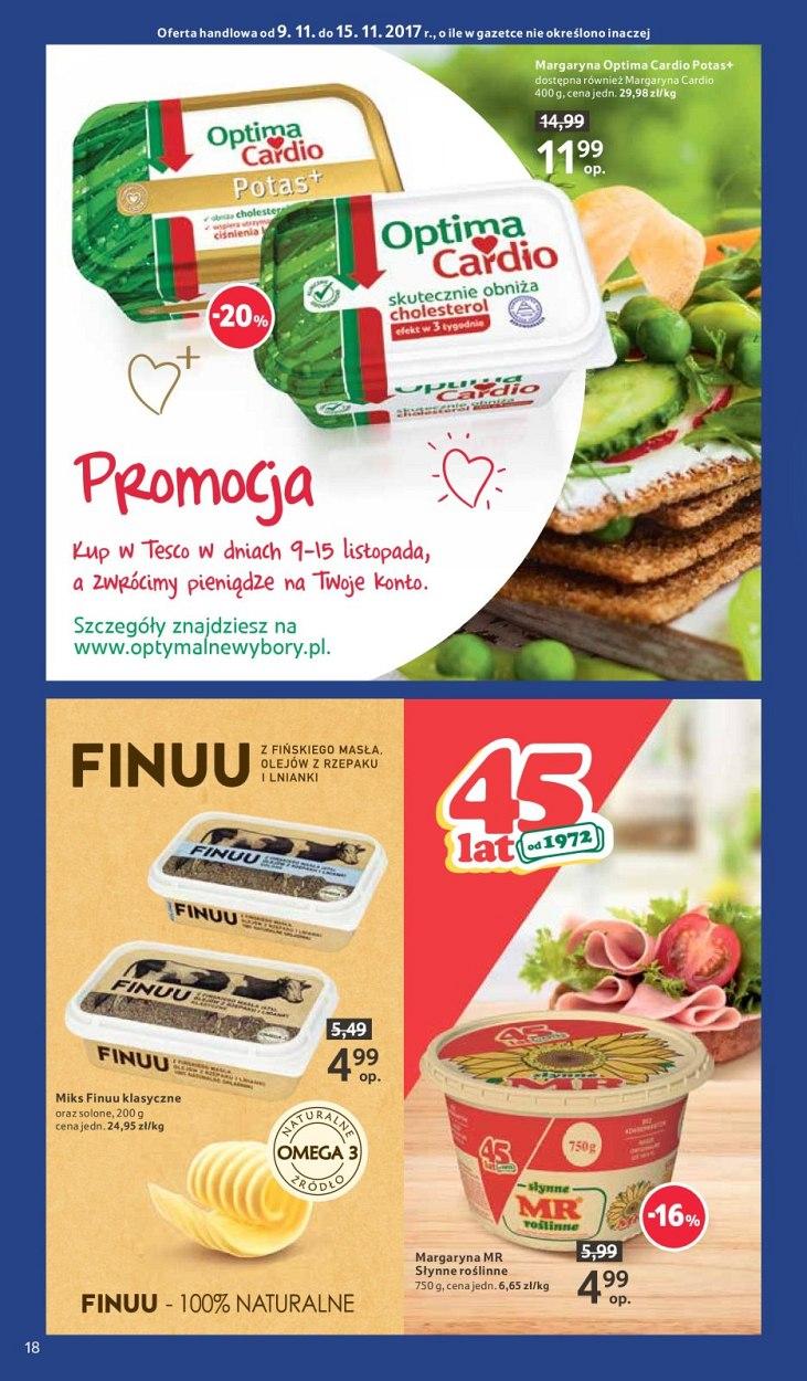 Gazetka promocyjna Tesco do 15/11/2017 str.18