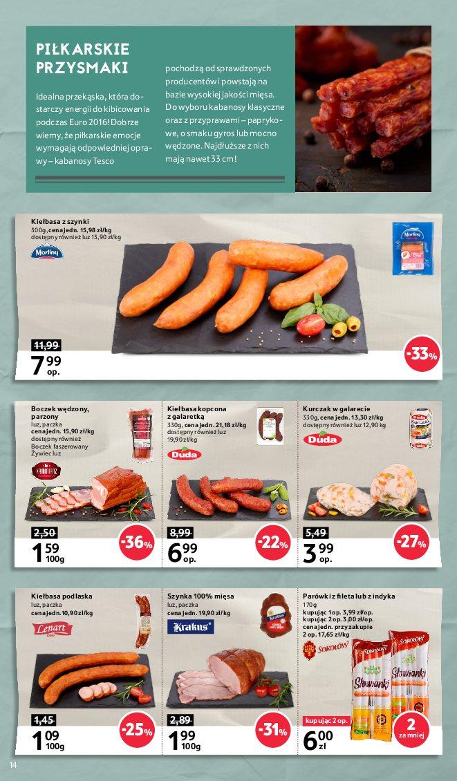 Gazetka promocyjna Tesco do 15/06/2016 str.14