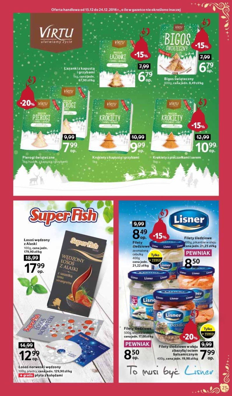 Gazetka promocyjna Tesco do 24/12/2016 str.23