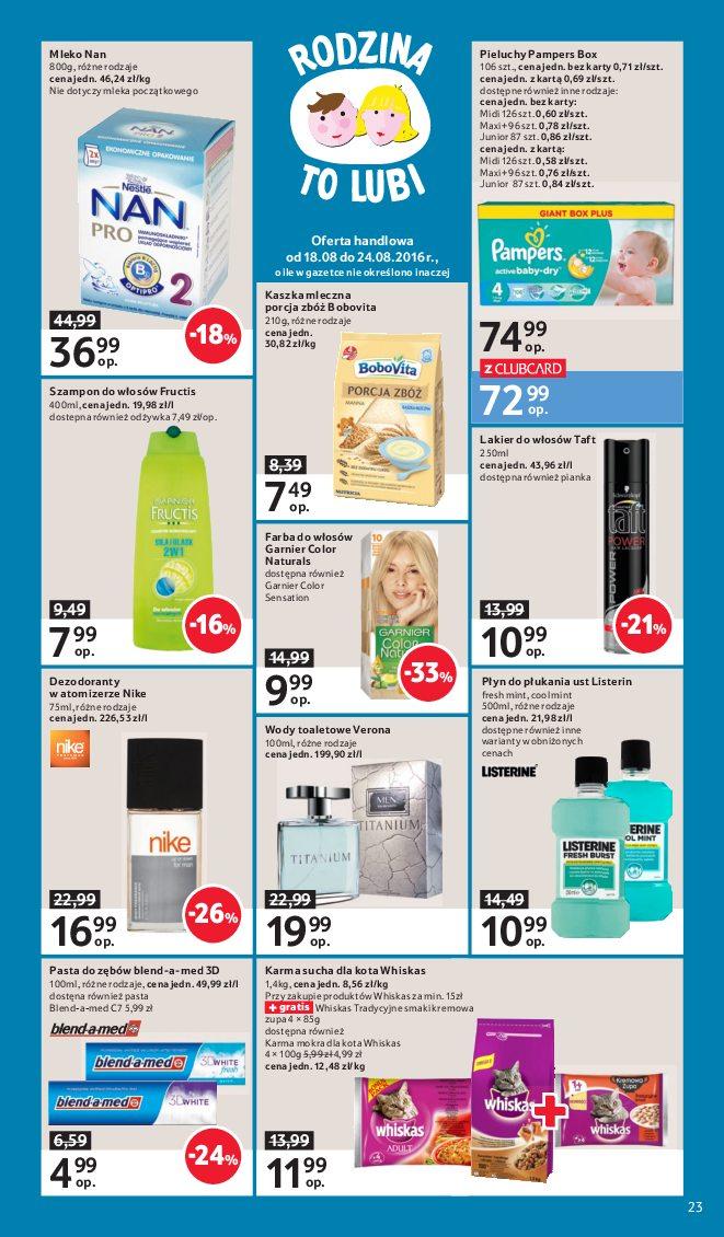 Gazetka promocyjna Tesco do 24/08/2016 str.23