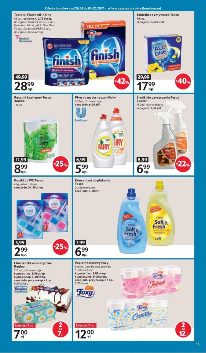 Gazetka promocyjna Tesco do 01/02/2017 str.15