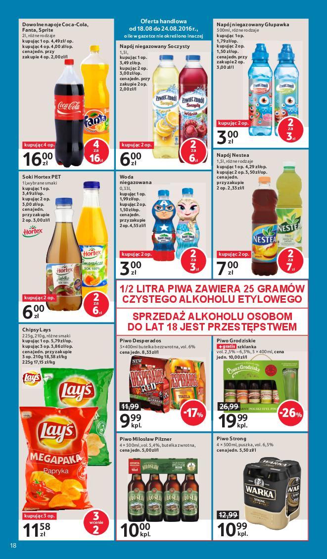 Gazetka promocyjna Tesco do 24/08/2016 str.18