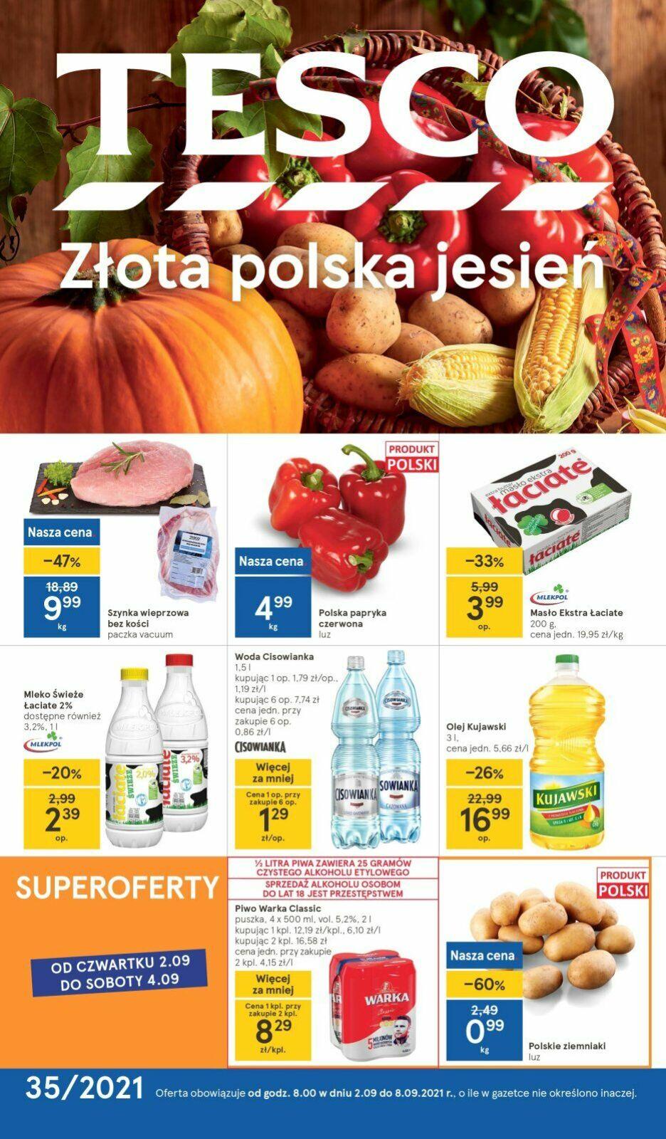 Gazetka promocyjna Tesco do 08/09/2021 str.1