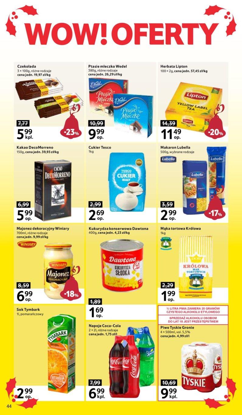 Gazetka promocyjna Tesco do 24/12/2016 str.44